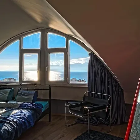 Luks Tripleks 180° Deniz Dag Manzarali Merkez De Апартаменты Анталья